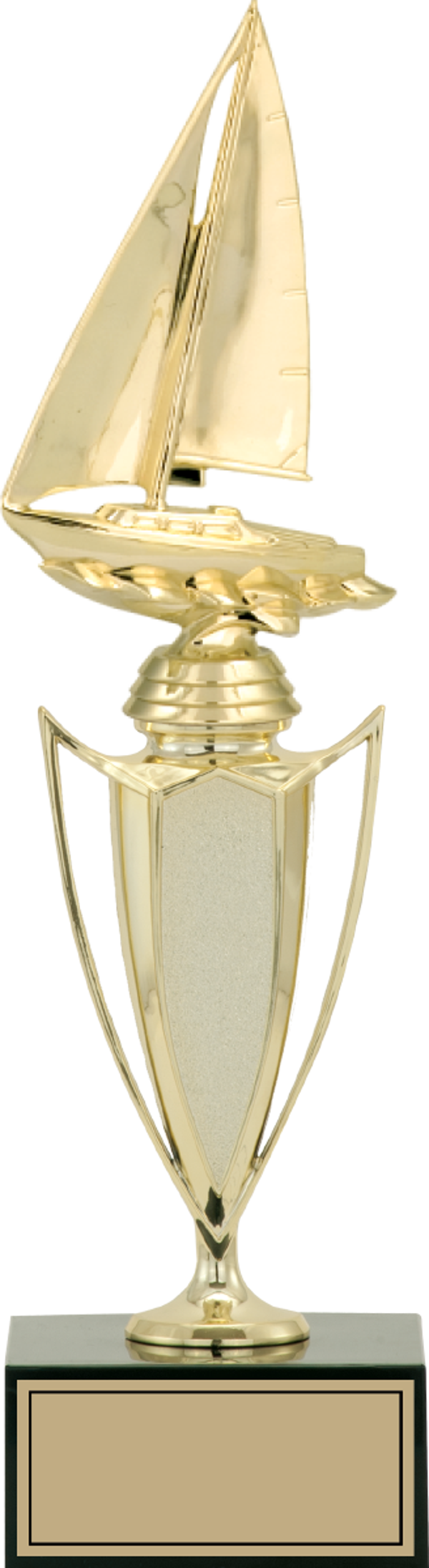 ODAK KUPA - Figürlü Kupalar - Yelken Figürlü Kupalar FG-039 B - 36 cm - Image 1
