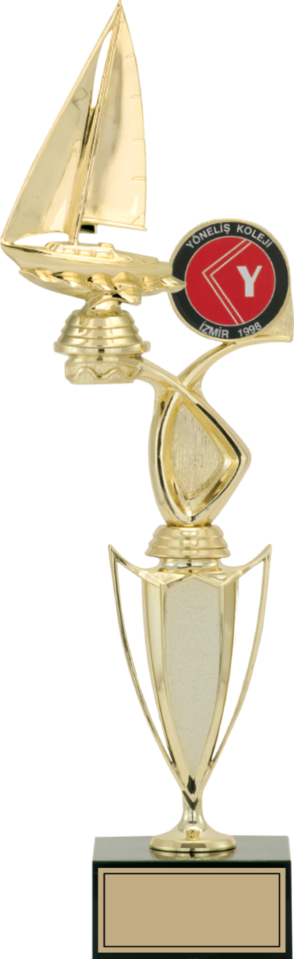 ODAK KUPA - Figürlü Kupalar - Yelken Figürlü Kupalar FG-043 B - 45 cm - Image 1