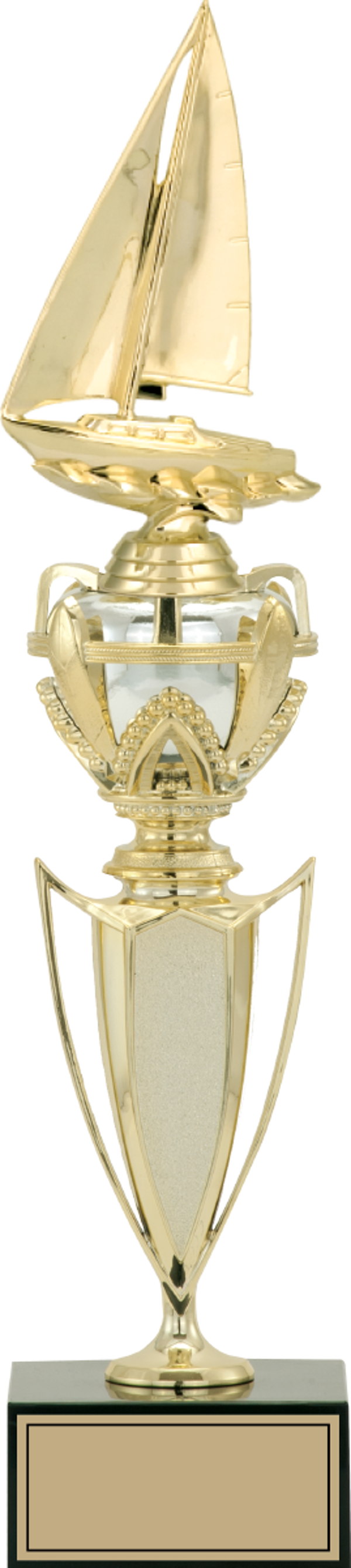 ODAK KUPA - Figürlü Kupalar - Yelken Figürlü Kupalar FG-044 B - 44 cm - Image 1