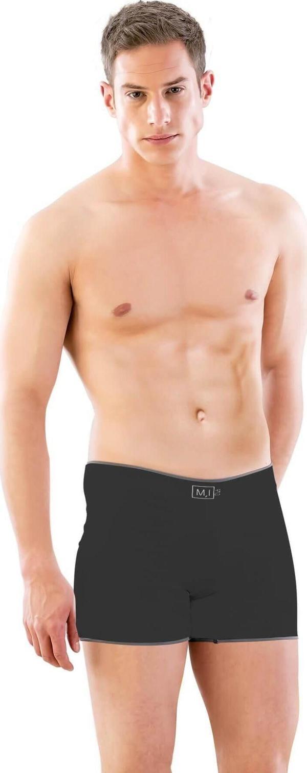 Emay Siyah Mı 2108 Seamless Uzun Erkek Boxer - Image 1