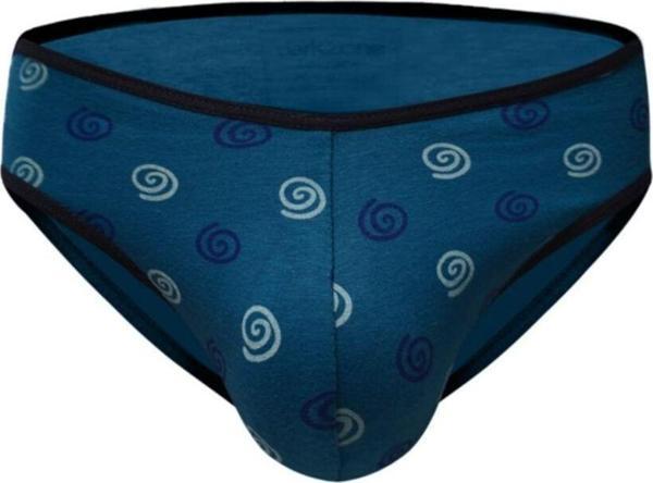 Darkzone Erkek Likralı Desenli Yeşil Slip - Image 1