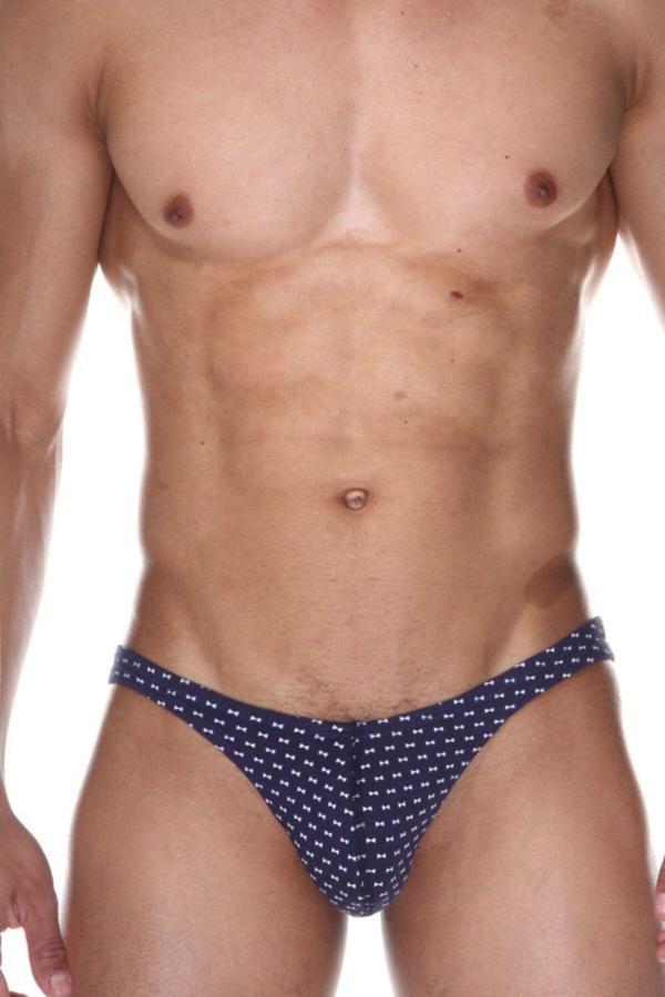 Darkzone Kurdele Desenli Lacivert Erkek Fit Slip - Image 1