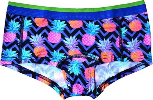 Darkzone Kadın Dijital Baskılı Ananas Desenli Boxer Külot - Image 1