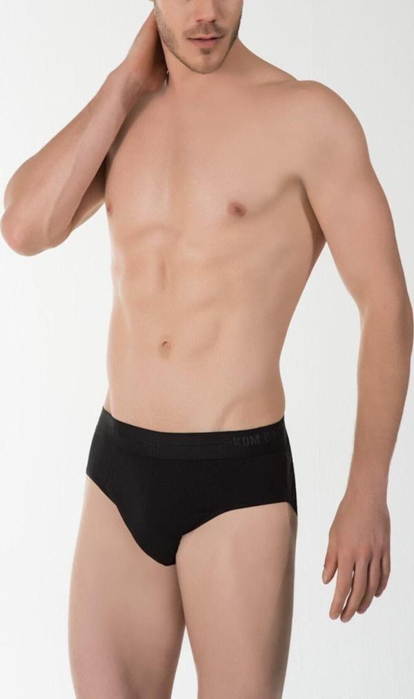 Kom Erkek Siyah Cuba 2'Li Slip 44Sl10021Siya - Image 1