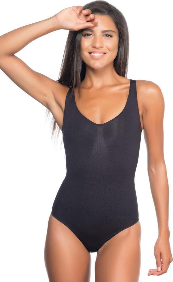 Emay Siyah Mı 2018 Kalın Askılı Body Korse - Image 1