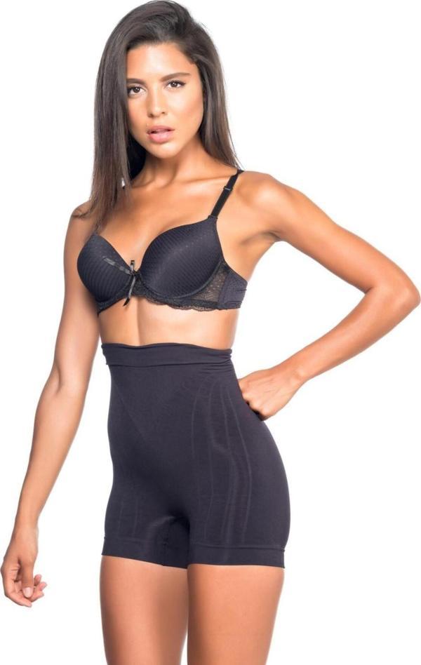 Emay Siyah Mı 7027 Düşük Bel Boxer Korse - Image 1