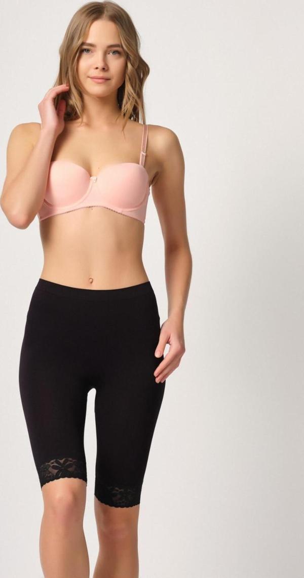 Emay Siyah Mı 3004 Soft Uzun Paça Dantel Boxer - Image 1