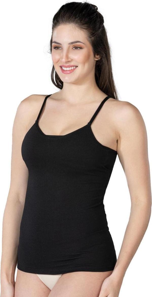 Emay Siyah Mı 1412 Modal Cotton Kaplı Atlet - Image 1