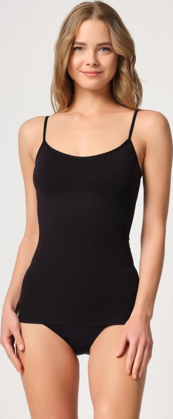 Emay Siyah Mı 5020 Ince Askılı Atlet Korse - Image 1