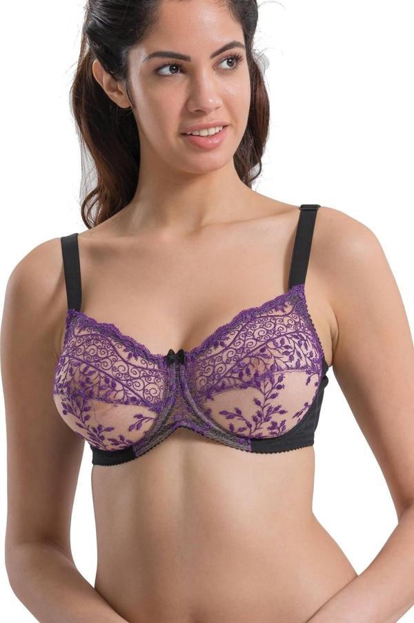 Emay Siyah Mor Mı 148 B Balenli Toparlayıcı Sütyen - Image 1