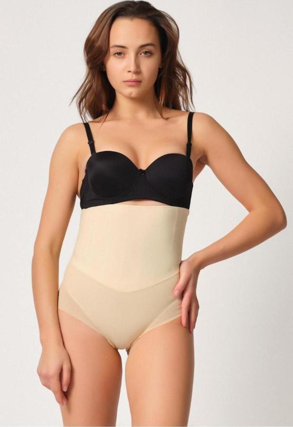 Emay Ten Mı 2945 Tül Karyokalı Slip Lazer Korse - Image 1