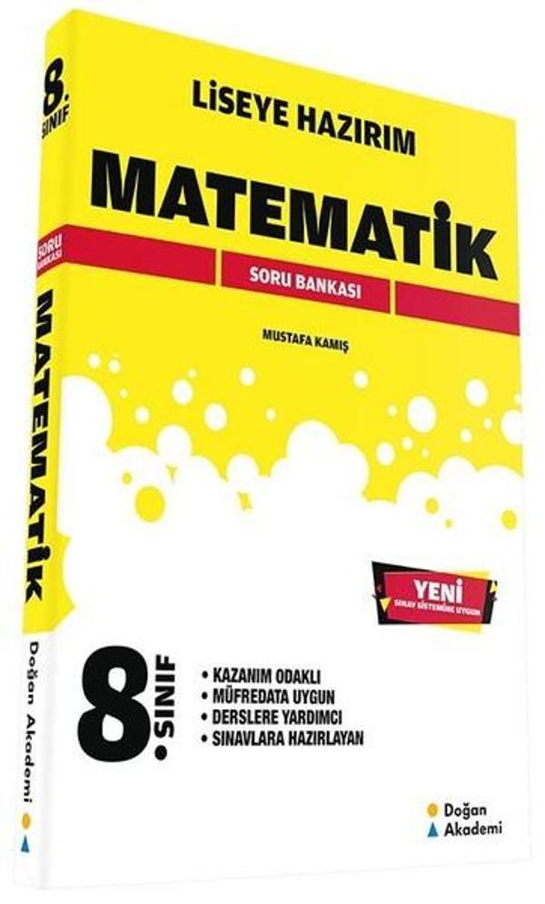 8.Sınıf Matematik Soru Bankası-Liseye Hazırım - Doğan Akademi - Image 1