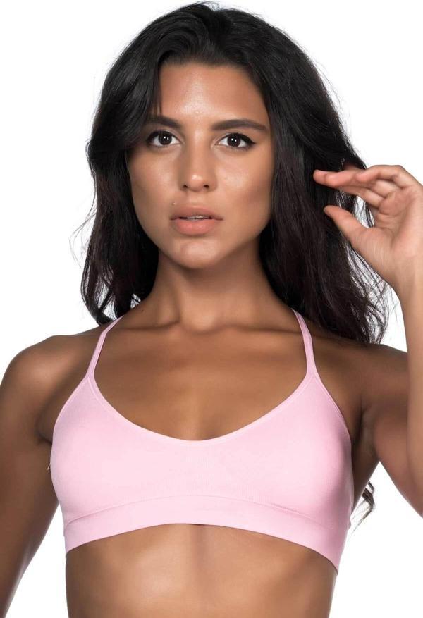 Emay Pembe Mı 4020 Pedli Ince Askılı Büstiyer - Image 1