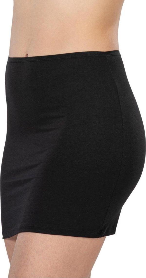 Demdem Siyah Mı Emay 1437 Modal Cotton Mini Jupon - Image 1