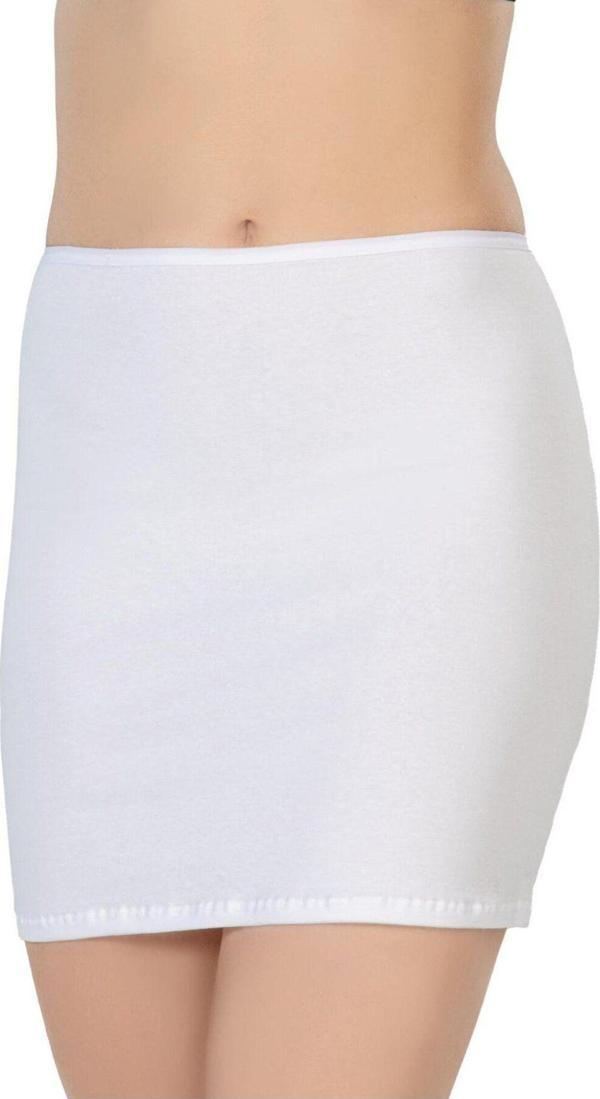 Emay Beyaz Mı 1437 Modal Cotton Mini Jupon - Image 1