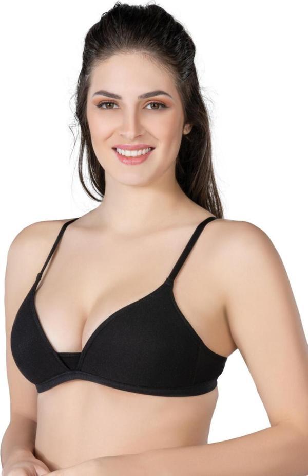 Emay Siyah Mı 1417 Modal Cotton Kaplı Sütyen - Image 1