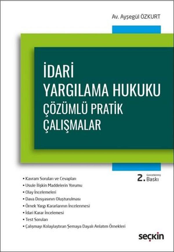 İdari Yargılama Hukuku-Çözümlü Pratik Çalışmalar - Seçkin Yayıncılık - Image 1