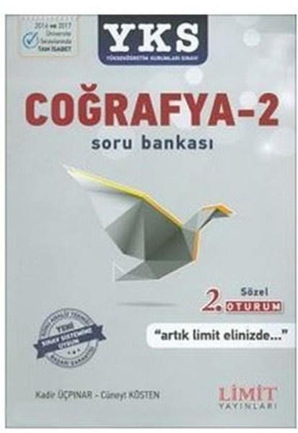 YKS 2.Oturum Coğrafya 2 Sözel Soru Bankası - Limit Yayınları - Image 1