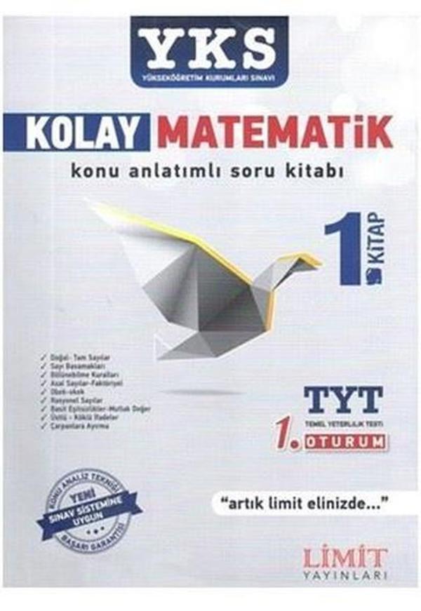 YKS TYT 1.Oturum Kolay Matematik Konu Anlatımlı Soru Bankası - Limit Yayınları - Image 1