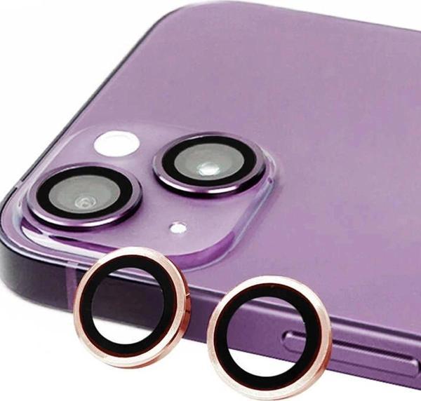 iPhone 15 Plus Raze Metal Kamera Lens - Pembe - Image 1