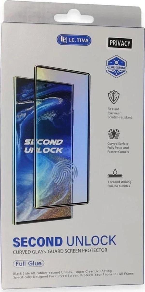 Samsung Galaxy S24 Ultra Durable Full Glue Curved Hayalet Cam - Image 1