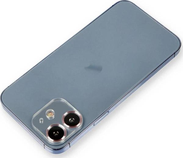 iPhone 12 Mini Metal Kamera Lens Koruma Cam - Mor - Image 1