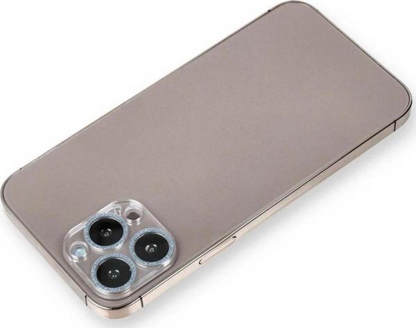 iPhone 13 Pro Shine Kamera Lens Koruma Cam - Sierra Blue - Image 1