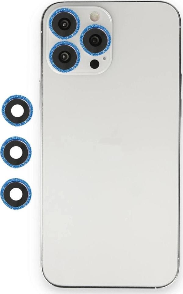 iPhone 12 Pro Shine Kamera Lens - Mavi - Image 1