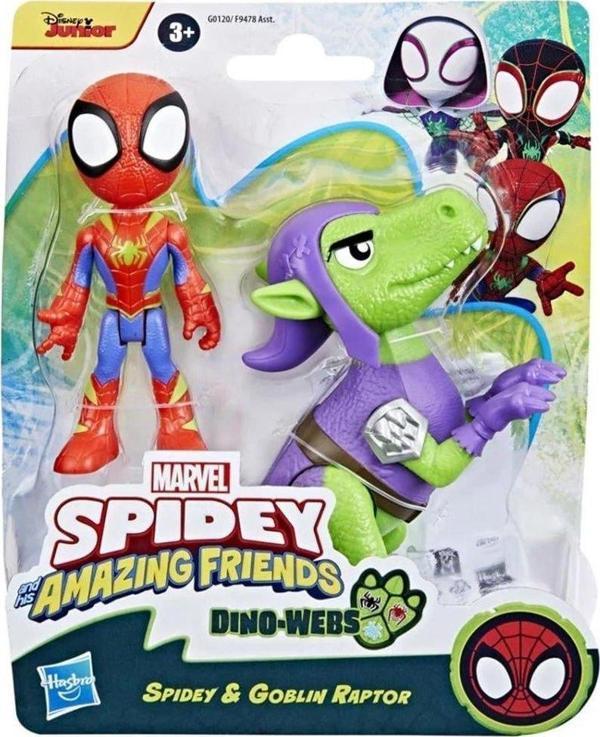 F9478 Spidey ve İnanılmaz Arkadaşları - Dino Webs Figür - Image 1