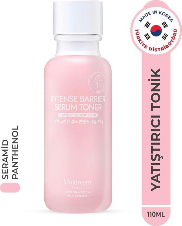 Muldream İntense Barrier Serum Toner Kuru Ve Hassas Cilt Onarıcı Bariyer Güçlendirici Tonik Kore 110Ml - Image 1