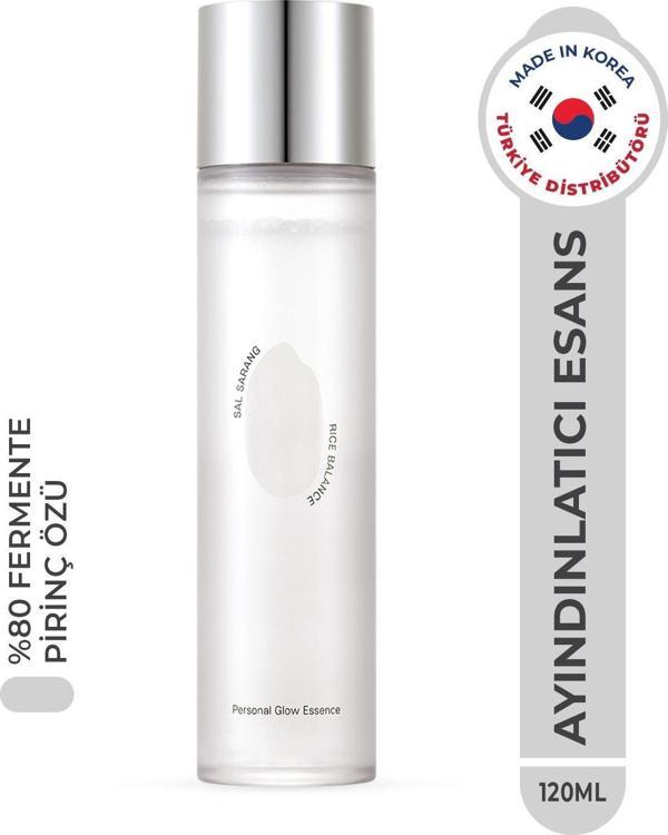 Pemvia Salsarang Rice Balance Personal Glow Essence Pirinç Kepeği Esans Aydınlatıcı Dengeleyici Kore 120Ml - Image 1