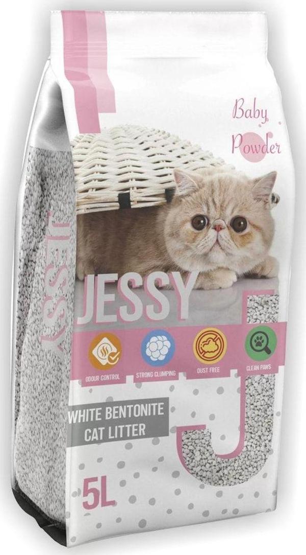 Jessy Bebek Pudralı Kedi Kumu 5L - Image 1