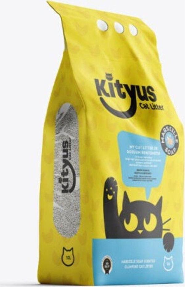 Kityus Kedı Kumu 10Lt Marsılya Sabun Kokulu - Image 1