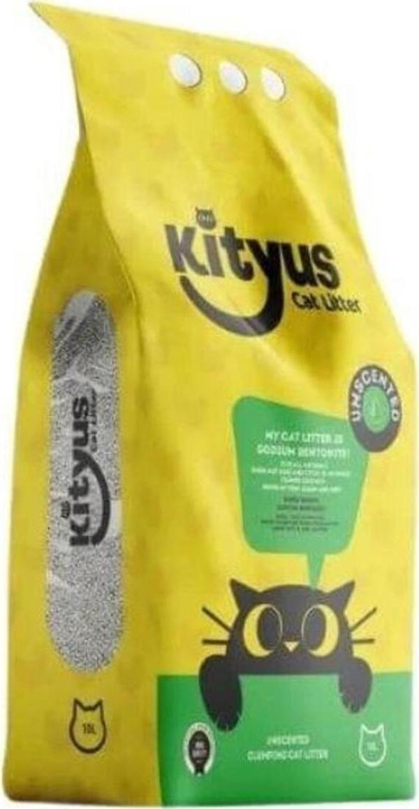 Kityus Kokusuz Sodyum Bentonit Kedi Kumu 10 L - Image 1