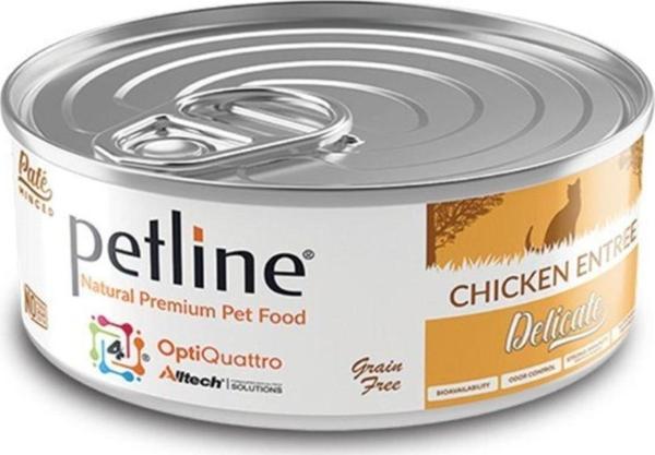 Petline Delicate Tavuk Etli Yetişkin Kedi Konserve Maması 80 Gr - Image 1