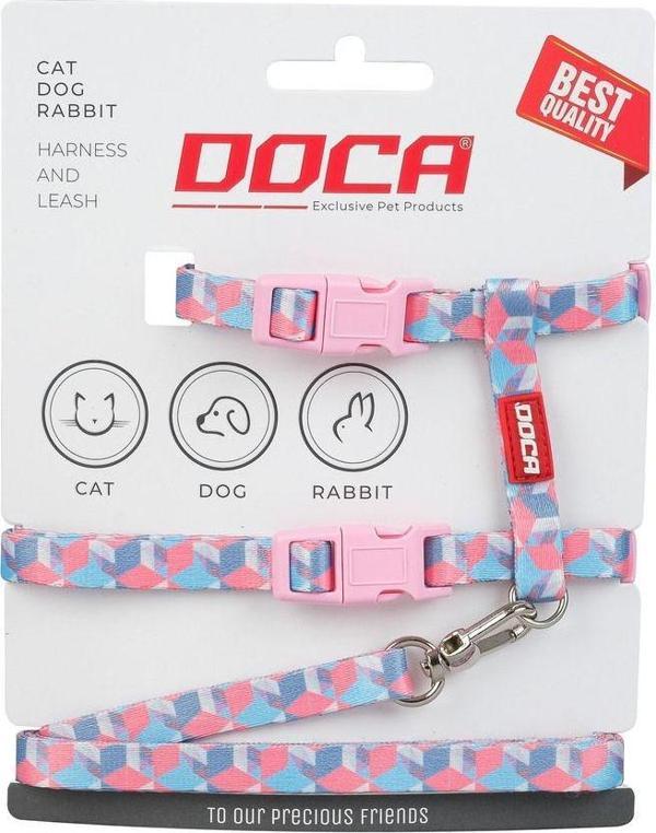 Doca Premium Cube Kedi Köpek Ve Tavşan Göğüs Tasması - Image 1