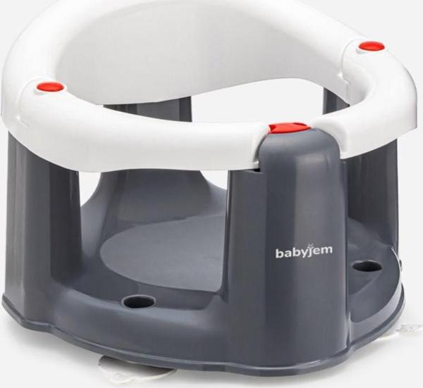 Babyjem Önden Açılır Banyo&Mama Oturağı Beyaz - Image 1