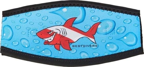 BESTDIVERS Maske Arkalığı SHARK, Neopren, Velkrolu - Image 1