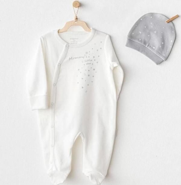 Andywawa Ac25705 Mommy's Little Star Tulum Takım Ekru - Image 1