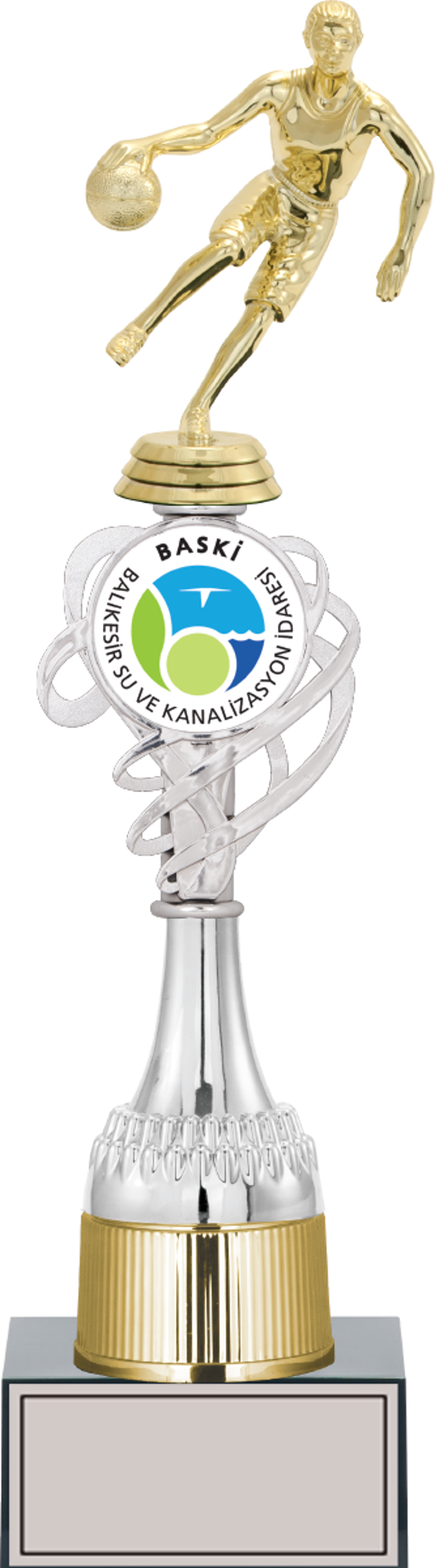 ODAK KUPA - Figürlü Kupalar - Basketbol Kadın Figürlü Kupalar FG-036 B - 39 cm - Image 1