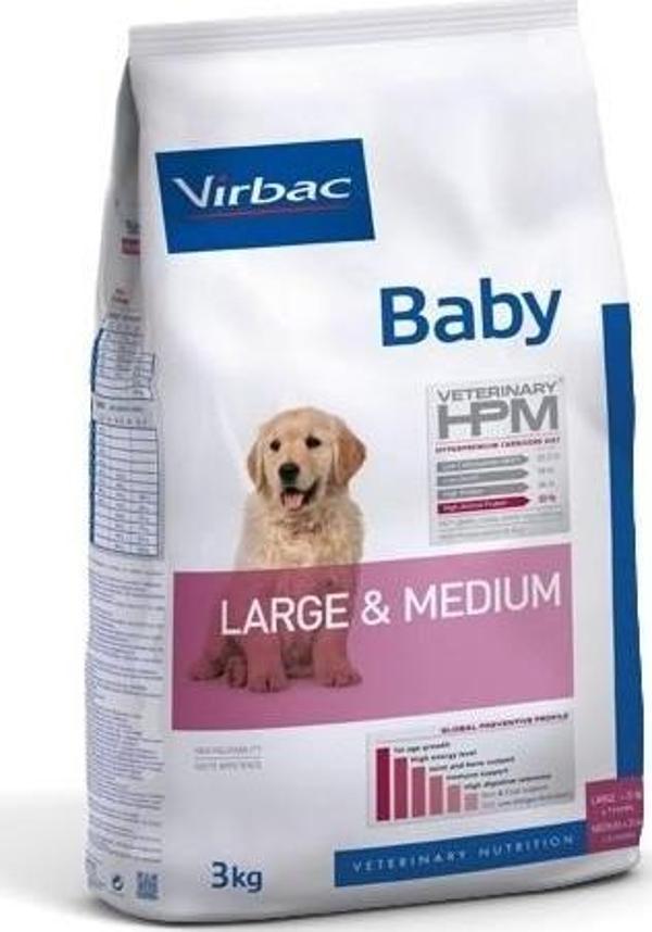 Virbac Baby Dog Large & Medium Büyük ve Orta Irk Yavru Köpek Maması 3 kg - Image 1