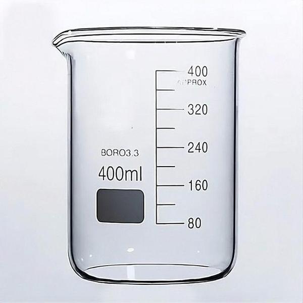 Cam Beher – Isıya Dayanıklı Borosilikat Cam – 400 ml - Image 1
