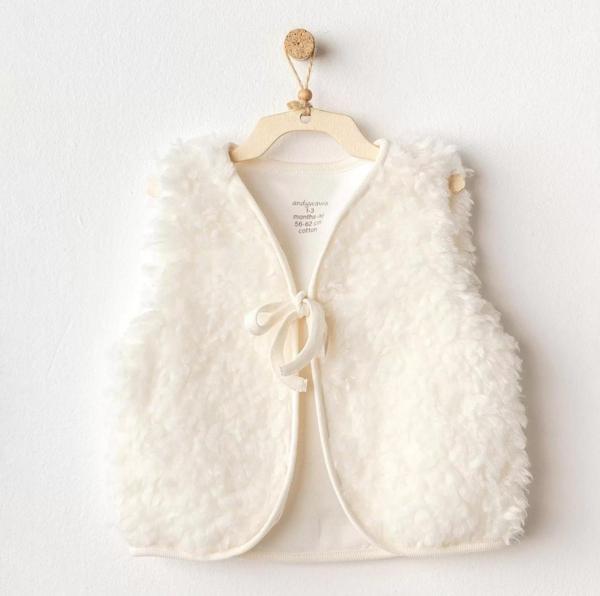 Basic Bebe Yelek Ekru - Image 1