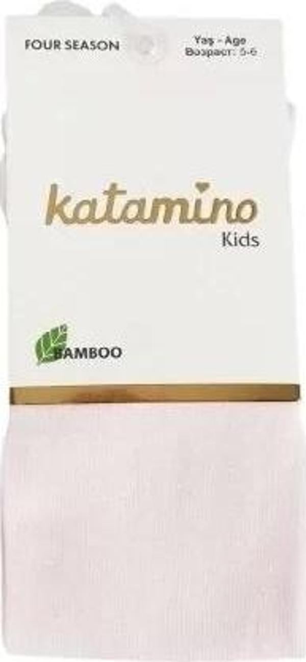 Kız Bambu Külotlu Çorap  Pudra - Image 1