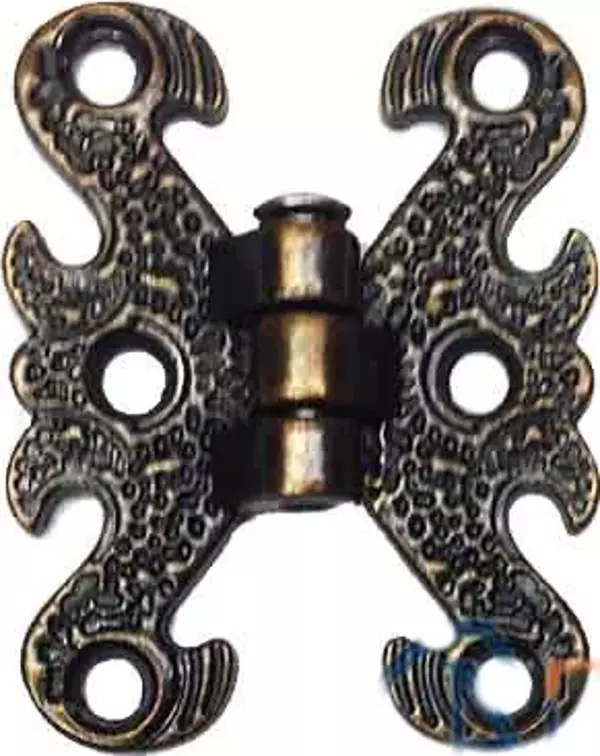 Zamak Kelebek Menteşe - Küçük, 30x40mm, Oksit, 1 Adet - Image 1