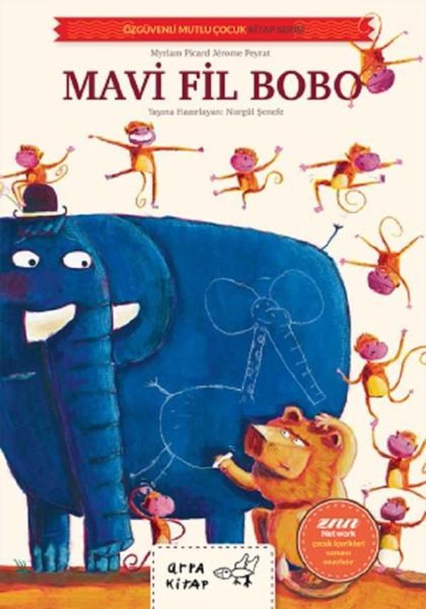 Mavi Fil Bobo-Özgüvenli Mutlu Çocuk - Arpa Kitap - Image 1