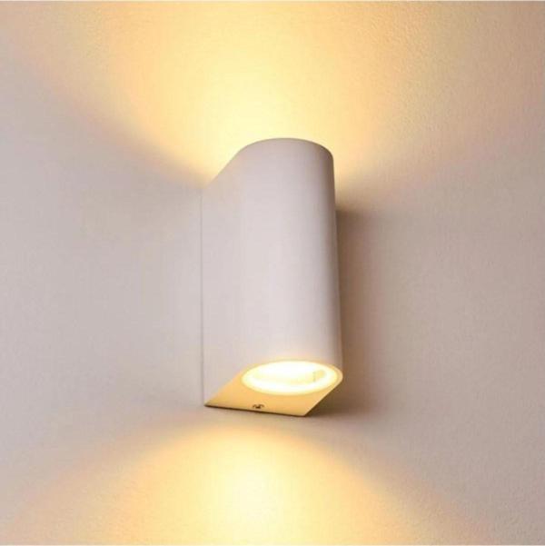 Işıldar Duvar Aplik Armatür Çift Yönlü 2Xgu10 Plastik Beyaz (Ampul Hariç) - Image 1