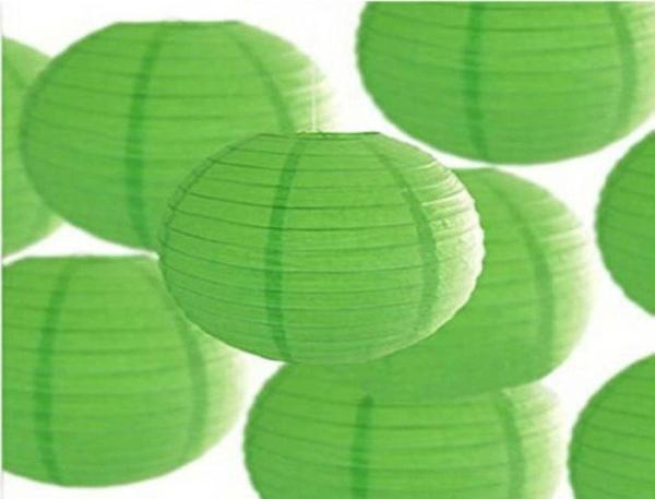 Gizmurstore Dekoratif Çin Feneri – Kağıt Lamba - Yeşil (336336) - Image 1