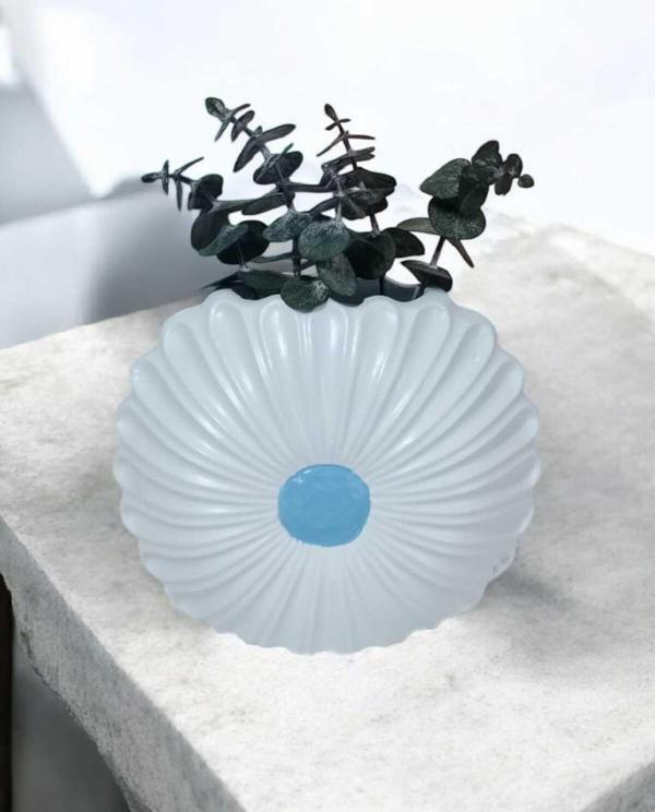 Lambader Dekoratif Ayçiçeği Vazo (Alçı) - Image 1