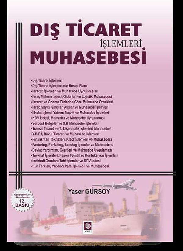 Dış Ticaret İşlemleri Muhasebesi - Ekin Basım Yayın - Image 1